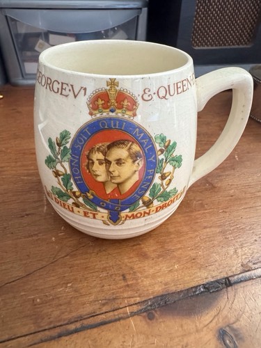 Vintage 1937 coronation mug - coronation,
