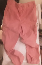 Marks and Spencers Size 14 Cargo Trousers, Pink
