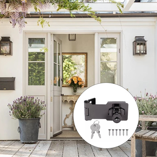 Locking hasp and - hasp, with