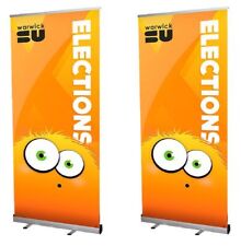 800mm850mm Roller Banner Display Stand - Pull/Roll Up Sign Exhibition Trade Show