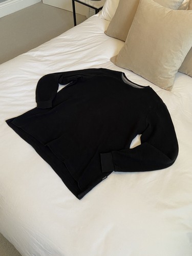 Simple mens black jumper - mr,