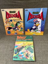 ? Count Duckula & Asterix Comic Book Trio – 1980s–90s Vintage Marvel/Thames