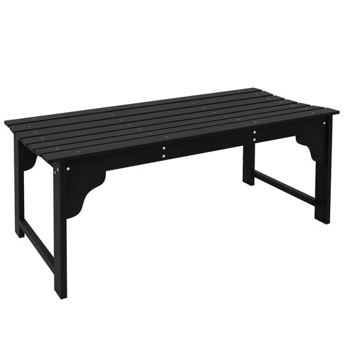 Wooden garden bench with - garden,