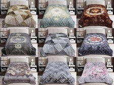 2 Ply Heavy Blanket Soft Thick Warm Bed throw Double Sided King / Double  Size 