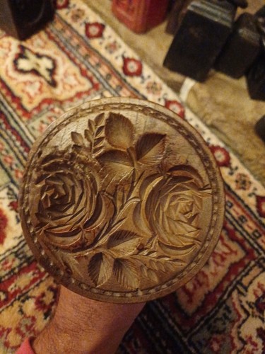 Stunning antique treen - stunning,