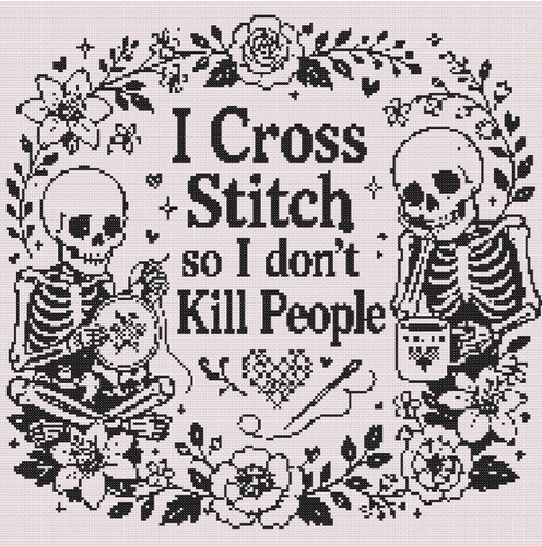 Counted cross stitch kit - cross, 14