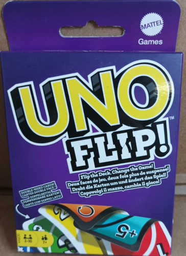 Card game uno flip family - flip!,