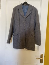 Ladies Blue Wool Tweed Show