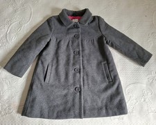 Elle Girls Coat Size 5-6 Years  Grey