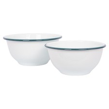 2 Pack White Enamel Mixing