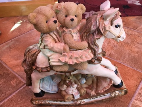 Teddy bear rocking horse - rocking,