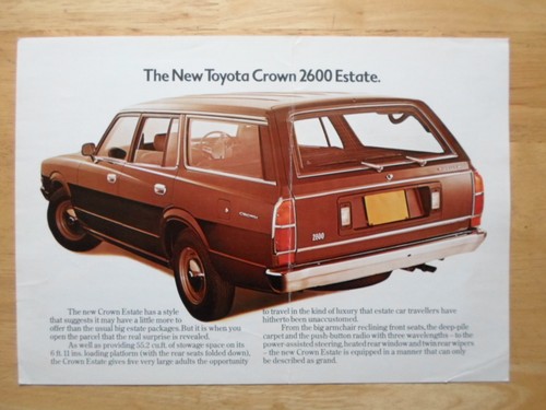 Toyota crown 2600 - toyota, estate
