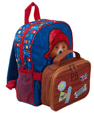 Paddington Bear Kids Backpack + Detachable Lunch Bag/Pencil Case Nursery School