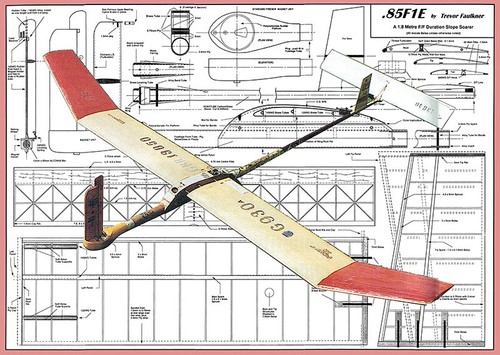 Model airplane plans - airplane, (ff)