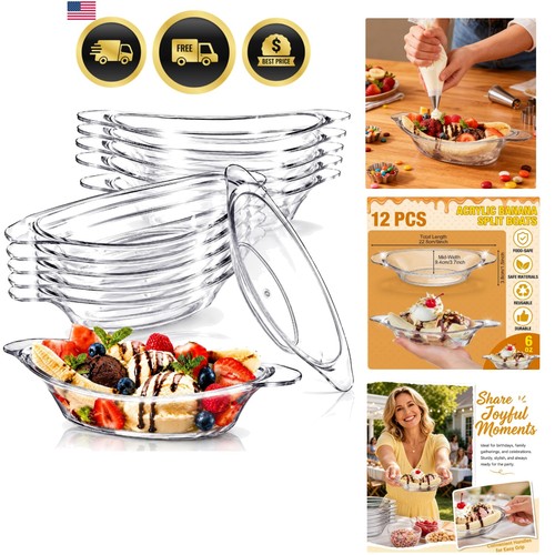 Pack acrylic banana split - 12,