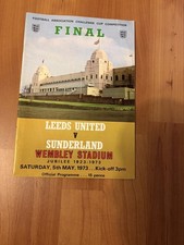 1973 FA CUP FINAL PROGRAMME