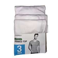 LIVERGY FINE RIBBED 3 PACK