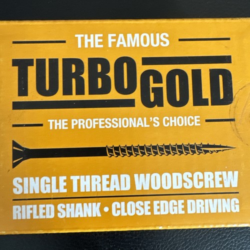 Turbo gold wood screws x - screws,