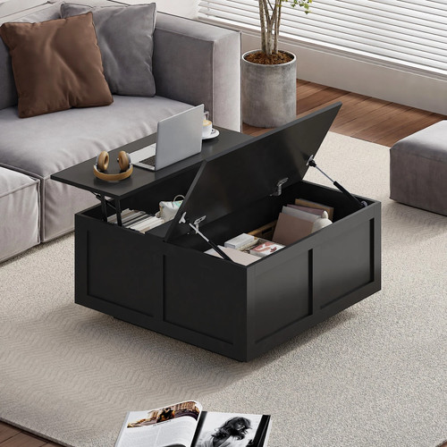 Lift top coffee table with - coffee,