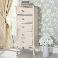 Tallboy cream narrow chest - chest, of