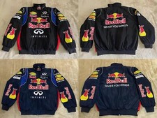 Unisex F1Team Racing Adults Red-Bull Jacket Embroidery Cotton Padded NEW Jacket 