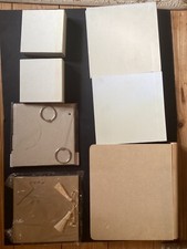 7 Craft Books Journal Craft Blanks Mixed Media Book Making MDF Coated Board Dove