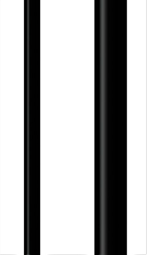 Black 16mm round staircase - 16mm,