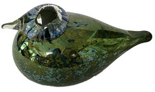 Oiva Toikka Signed Art Glass Bird Authentic Iittala Finland Gorgeous!