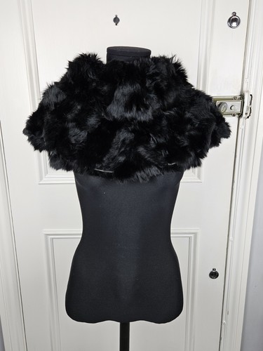 Zara real rabbit fur - real, cape