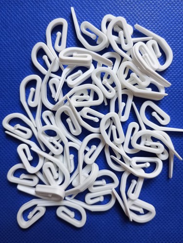 100 white plastic - white,