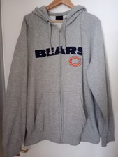 Vintage Longline Grey Bears Hoody Size Medium