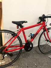 used frog 67 kids road racing bike drop  lightweight frame colour red