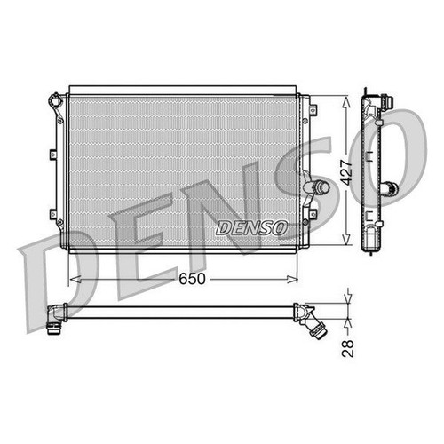 Denso radiator drm32017 car - denso,