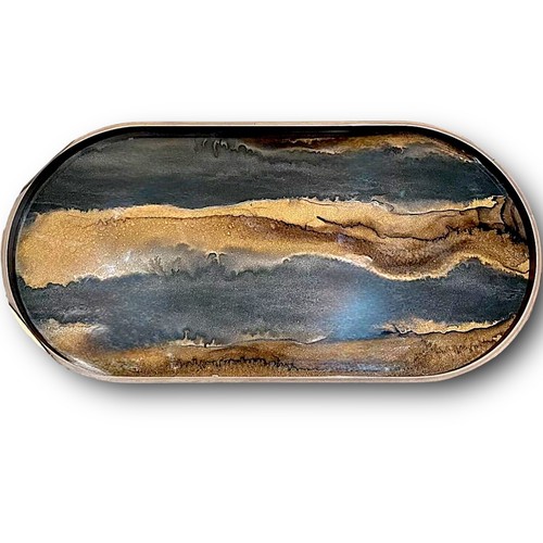 Tray large ethnicraft - ethnicraft, brown