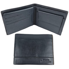 Vera Pelle Mens Navy Blue Italian Leather Wallet