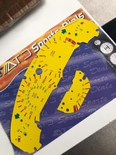 Bmw series e36 - yellow, speedo