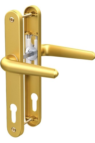 Mila gold finish door - gold, handle