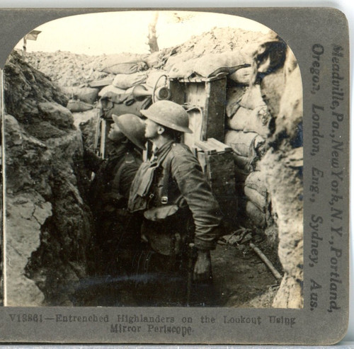Ww1 entrenched highlanders - ww1,