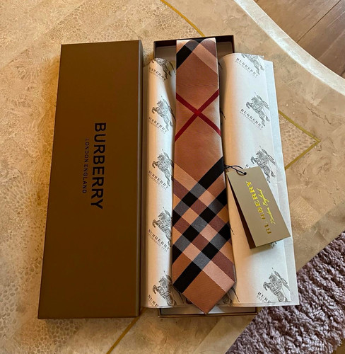 Burberry men beige check - men's,
