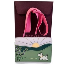 RADLEY Purse Leather Medium Wallet Lavender Fields In Gift Bag - New - RRP £79