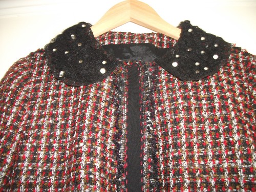 Zara tweed jacket size - , multi
