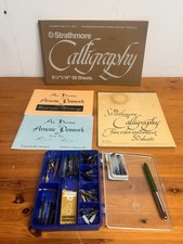 Vintage Calligraphy Set Lot