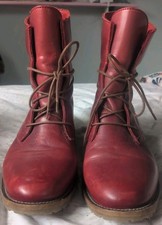 Tamaris Burgundy Leather Boots