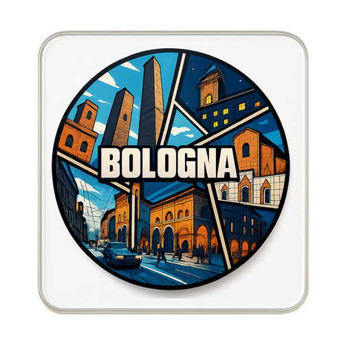 Bologna italy collage fridge - bologna,,