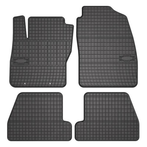 Rubber floor mats 4pcs - ., front