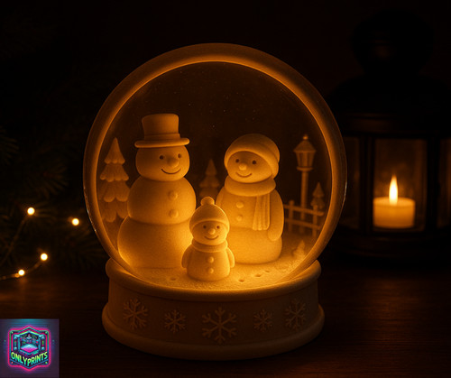 Magical snow globe - magical, with
