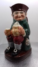 Vintage Royal Doulton Toby Jug : Old Charlie (D6030) : Large : H Fenton  England