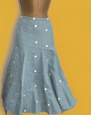 Coast 100% Linen Duck Egg