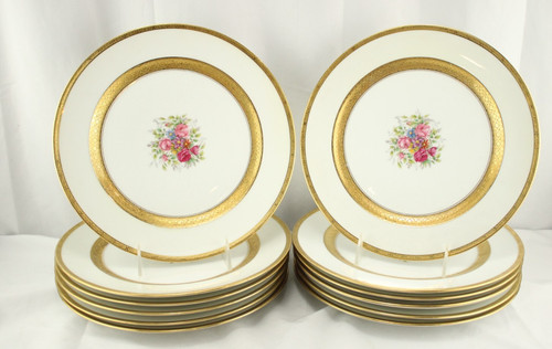 Limoges set plates 10 - set, 10"