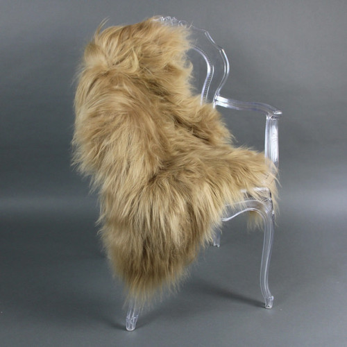Icelandic sheepskin rug camel - rug,